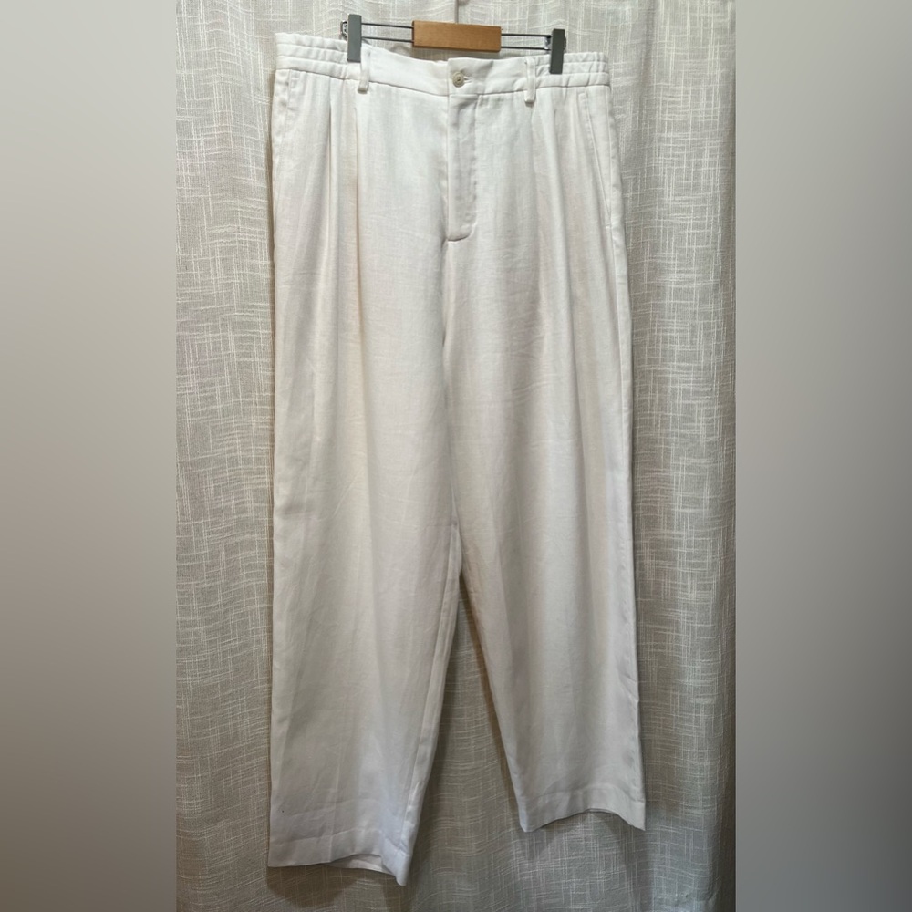 ZARA | Straight Leg Linen Trousers